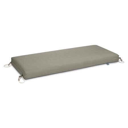 Classic Accessories Weekend 48" x 18" x 3" Outdoor Bench Cushion, Moon Rock CMRBN48183